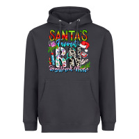 Smoke Santa's Favorite RN Registered Nurse Heavyweight Hoodie - CowhideDigitalArt
