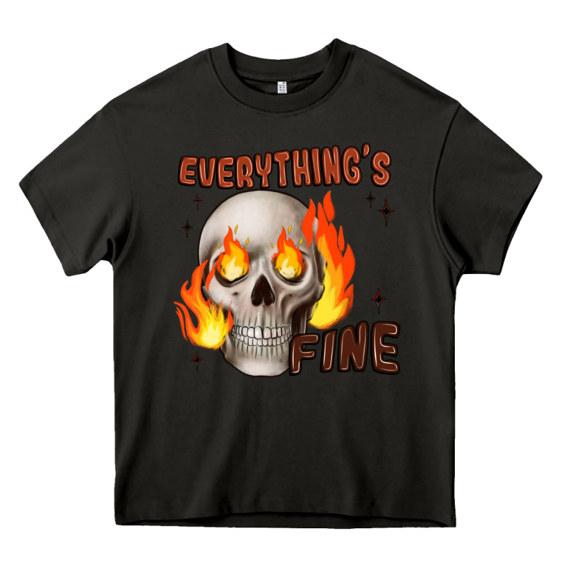 Everythings Fine Heavy Core Tee by JahusDesignShop | Teevron