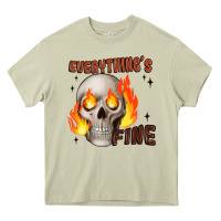Mossy everythings fine Heavy Core Tee - JahusDesignShop