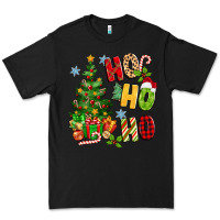 Black ho ho ho christmas Premium Tee - MaliasSmallBusiness