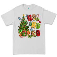 Dove Grey ho ho ho christmas Premium Tee - MaliasSmallBusiness
