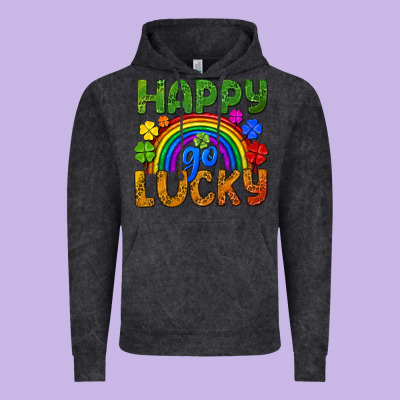 Happy Go Lucky Lgbtq+ Vintage Hoodie Designed By Nancycooperartshop