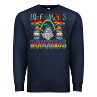 Navy love gnomes nobounds Premium Sweatshirt - SublimationCraftShop