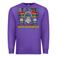 Purple love gnomes nobounds Premium Sweatshirt - SublimationCraftShop