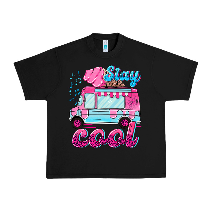 Stay Cool With Ice Cream Van Summer Urban Heavy Tee by NancyCooperArtShop | Teevron