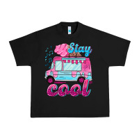 Black Stay cool with ice cream van summer Urban Heavy Tee - NancyCooperArtShop