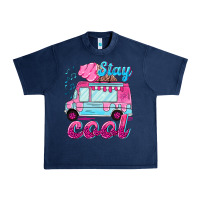 Navy Stay cool with ice cream van summer Urban Heavy Tee - NancyCooperArtShop