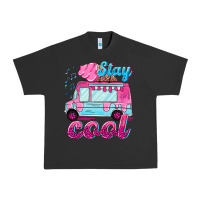 Pigment Black Stay cool with ice cream van summer Urban Heavy Tee - NancyCooperArtShop
