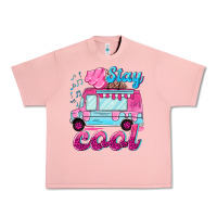 Salmon Stay cool with ice cream van summer Urban Heavy Tee - NancyCooperArtShop