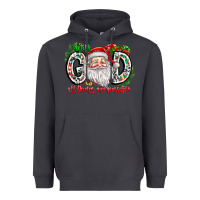 Smoke with god all things are possible santa Heavyweight Hoodie - CowhideDigitalArt