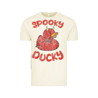 Vintage Arctic spooky devil rubber duck halloween Vintage Tee - longCreatives