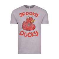 Vintage Zinc spooky devil rubber duck halloween Vintage Tee - longCreatives
