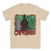Mushroom Womens Just a Girl Who Loves Christmas Funny Classic Tee - Bettercallsaul