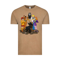 Surprise!  Scooby Dog With Friends Funny Halloween Vintage Tee | Teevron