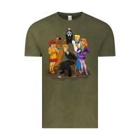 Vintage Olive surprise!  scooby dog with friends funny halloween Vintage Tee - longCreatives