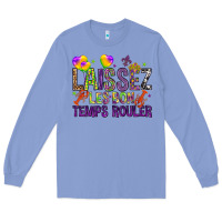 Colony Blue Loissez les bon temps rouler with balloon Long Sleeve Tee - HowdyJamesFarm