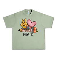 Oil Green peace love pre k Urban Heavy Tee - JahusDesignShop