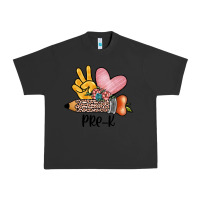 Pigment Black peace love pre k Urban Heavy Tee - JahusDesignShop