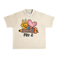 Sandshell peace love pre k Urban Heavy Tee - JahusDesignShop