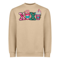 Mushroom xoxo coffee cups Heavyweight Sweatshirt - OliviaCreatesArt