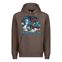 Coffee christmas vibes Premium Hoodie - FaDigitalArtStudio