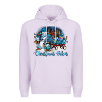 Lilac christmas vibes Premium Hoodie - FaDigitalArtStudio
