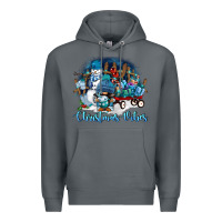 Rock christmas vibes Premium Hoodie - FaDigitalArtStudio