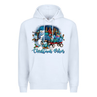White christmas vibes Premium Hoodie - FaDigitalArtStudio
