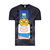 Cloud Black Cn Adventure Time Finn Jake Bmo Best Buds Vintage Tee - longCreatives