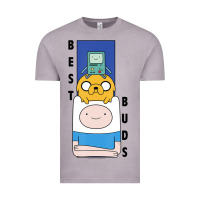 Vintage Zinc Cn Adventure Time Finn Jake Bmo Best Buds Vintage Tee - longCreatives