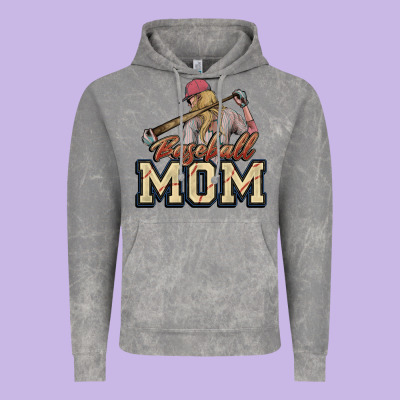 Baseball Mom Vintage Hoodie Designed By Nancycooperartshop