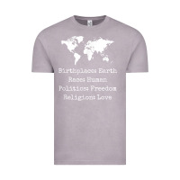 Vintage Zinc birthplace earth race human politics freedom religion love t shirt Vintage Tee - longCreatives