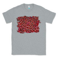 Heather Grey pink leopard background Classic Tee - RanaPortraitStore