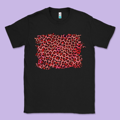 Pink Leopard Background Classic Tee Designed By Ranaportraitstore
