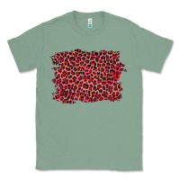 Sage pink leopard background Classic Tee - RanaPortraitStore