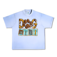 Grape Ice Dog Mini with Paw Urban Heavy Tee - texasbilliewilder