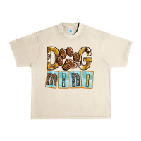 Sandshell Dog Mini with Paw Urban Heavy Tee - texasbilliewilder