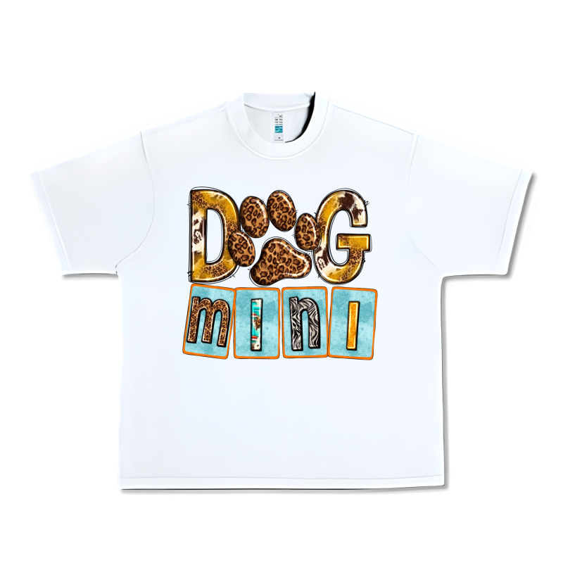 Dog Mini With Paw Urban Heavy Tee by texasbilliewilder | Teevron