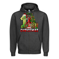 Charcoal Heather first christmas Zipper Hoodie - FaDigitalArtStudio
