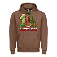 Chestnut first christmas Zipper Hoodie - FaDigitalArtStudio