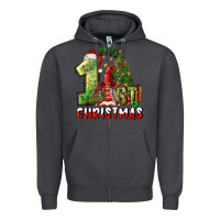 Smoke first christmas Zipper Hoodie - FaDigitalArtStudio