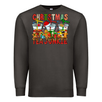 Smoke Christmas tea junkie Premium Sweatshirt - CowhideDigitalArt