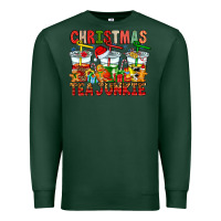 Sports Green Christmas tea junkie Premium Sweatshirt - CowhideDigitalArt