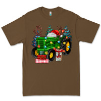 Cacao farm tractor christmas Premium Tee - MaliasSmallBusiness