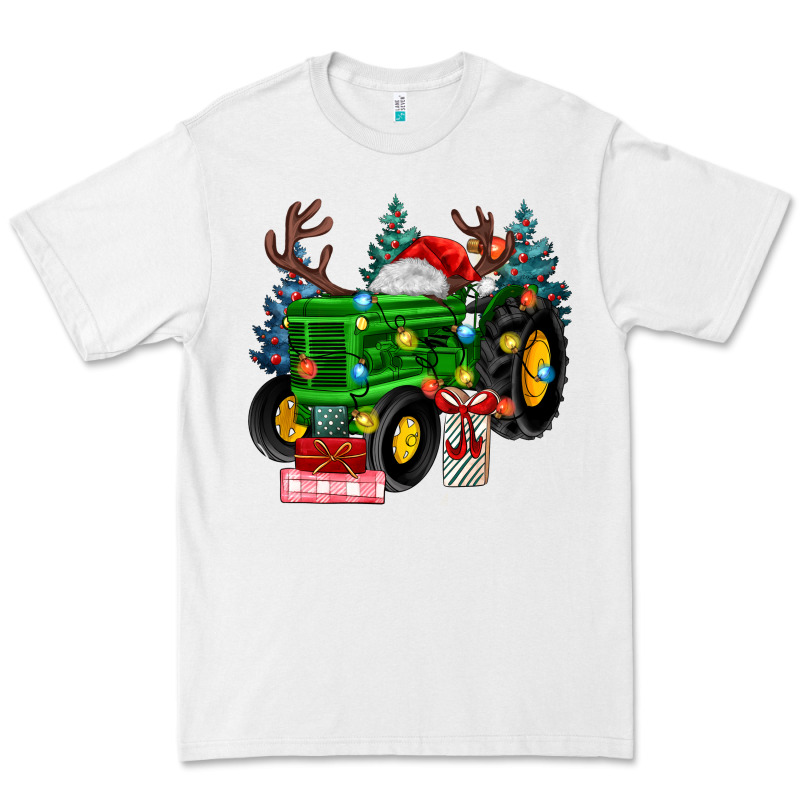 Farm Tractor Christmas Premium Tee by MaliasSmallBusiness | Teevron