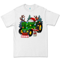White farm tractor christmas Premium Tee - MaliasSmallBusiness