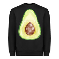 Black half avocado fa element Heavyweight Sweatshirt - FaDigitalArtStudio