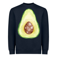 Navy half avocado fa element Heavyweight Sweatshirt - FaDigitalArtStudio