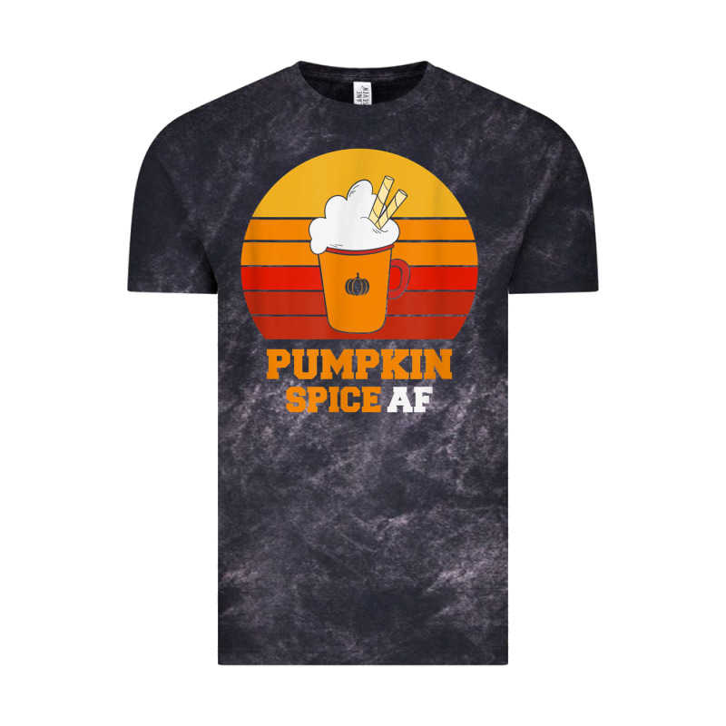 Pumpkin Spice Af Retro Vintage Background Happy Halloween Vintage Tee by longCreatives | Teevron