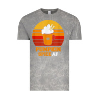 Cloud Rock pumpkin spice af retro vintage background happy halloween Vintage Tee - longCreatives